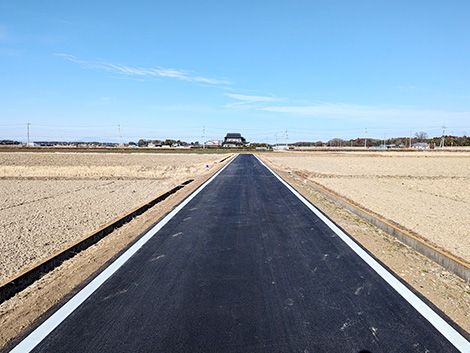 県単農道整備工事砂ケ原5地区