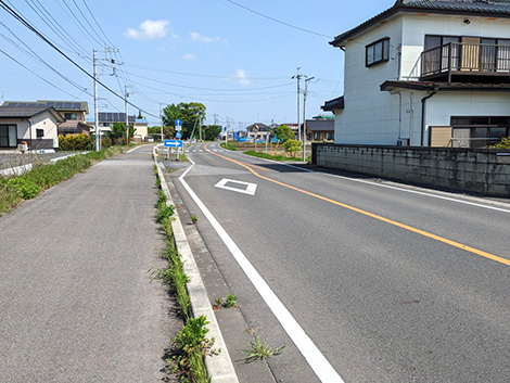 道路改良工事 石末真岡線(快安道補)