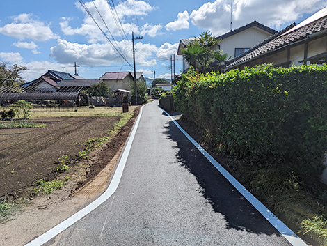 真岡市高田地内　農業集落排水事業二宮東部地区舗装復旧工事