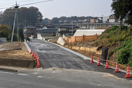 真岡市　道路築造工事2-1号