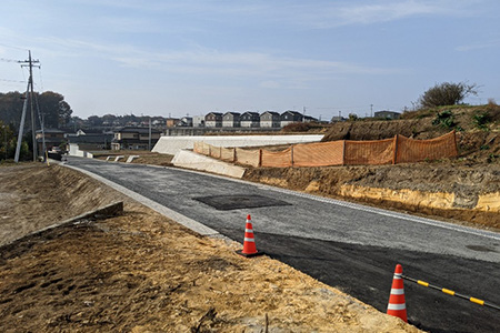 真岡市　道路築造工事2-1号